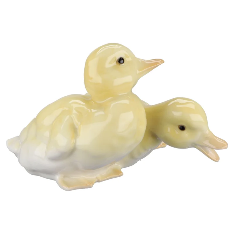 2 Enten schnäbeln