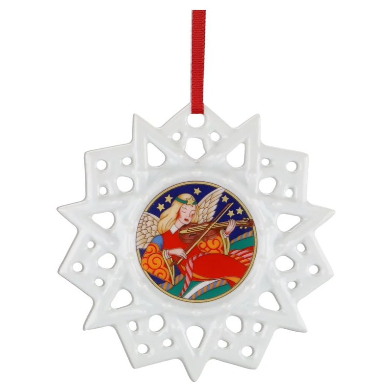 Weihnachtsstern Engel mit Geige