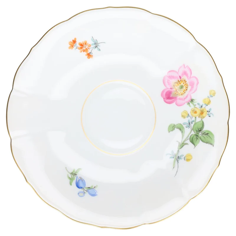Teetasse mit Untertasse Wildrose