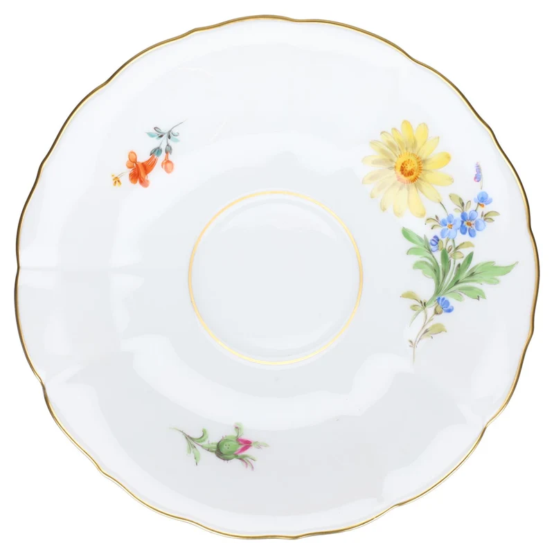 Teetasse mit Untertasse Margarite gelb