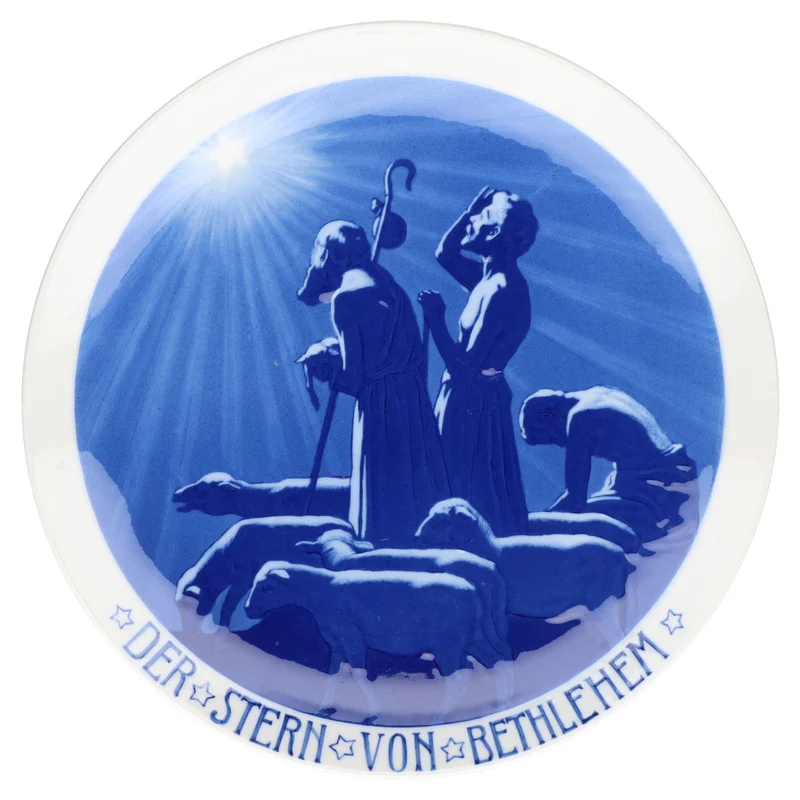 Wandteller Der Stern von Bethlehem