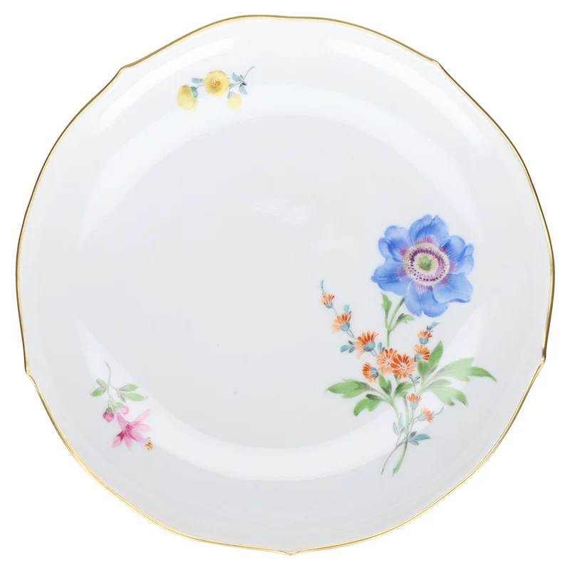 Suppentasse mit Untertasse blaue Blume