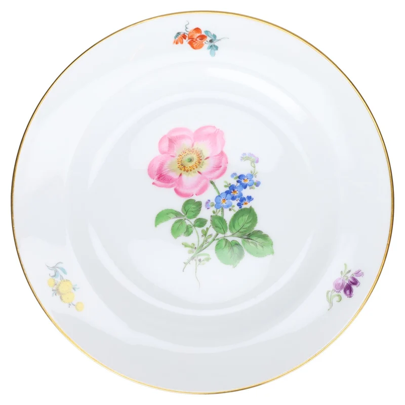 Kuchenteller Motiv Rosa Blüte