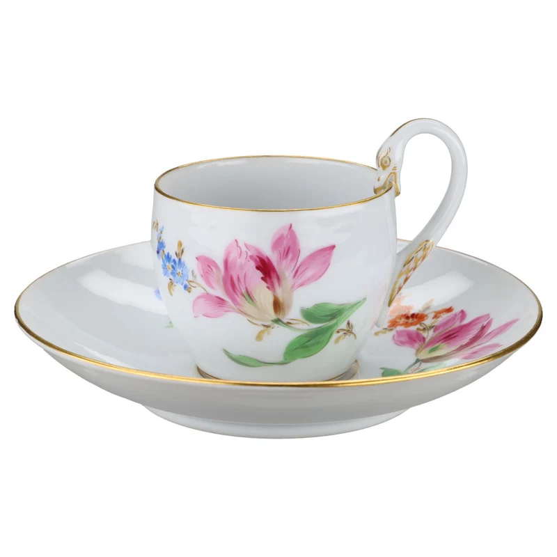 Kaffeetasse mit Untere Motiv Tulpe rosa