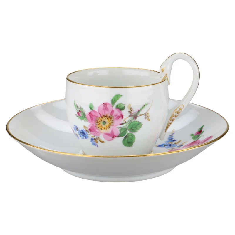 Kaffeetasse mit Untere Motiv Wildrose