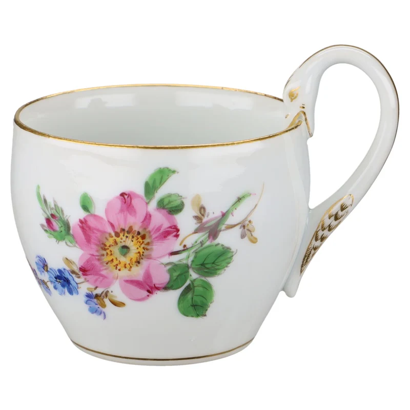 Kaffeetasse mit Untere Motiv Wildrose
