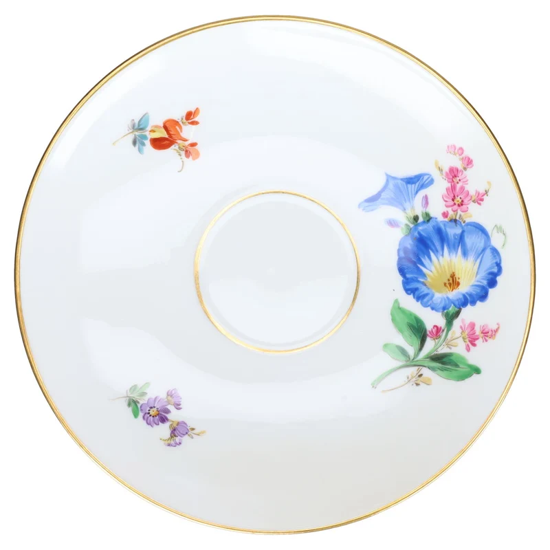 Kaffeetasse mit Untere Motiv Prunkwinde blau