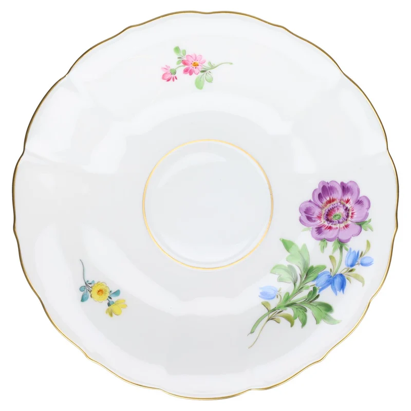Untertasse für Tee Blüte Lila
