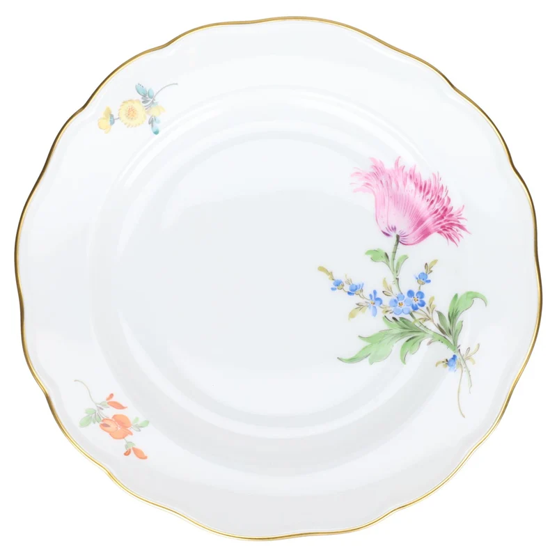 Brotteller Dessertteller Chrysantheme pink