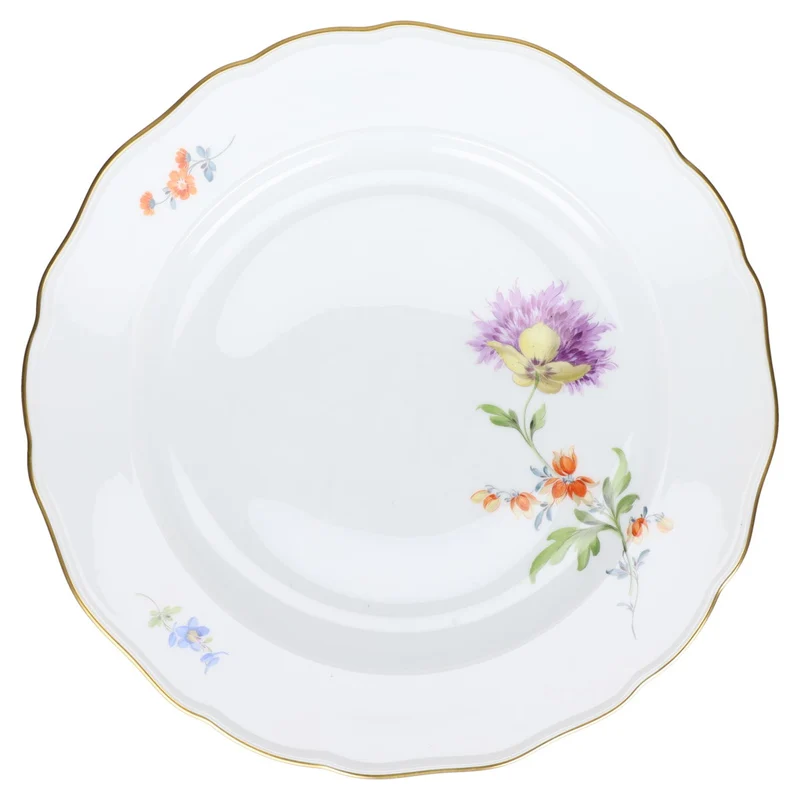 Speiseteller Chrysantheme lila