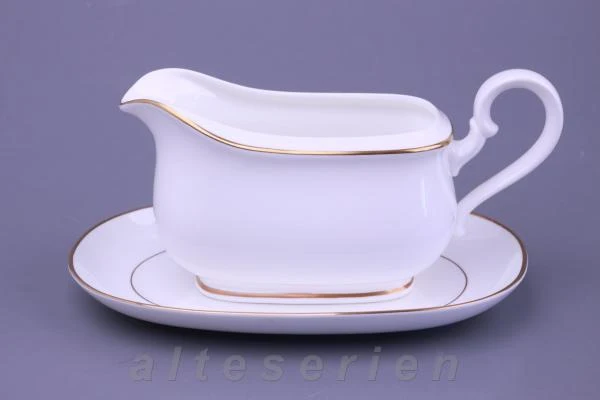 Sauciere mit Teller 2-tlg