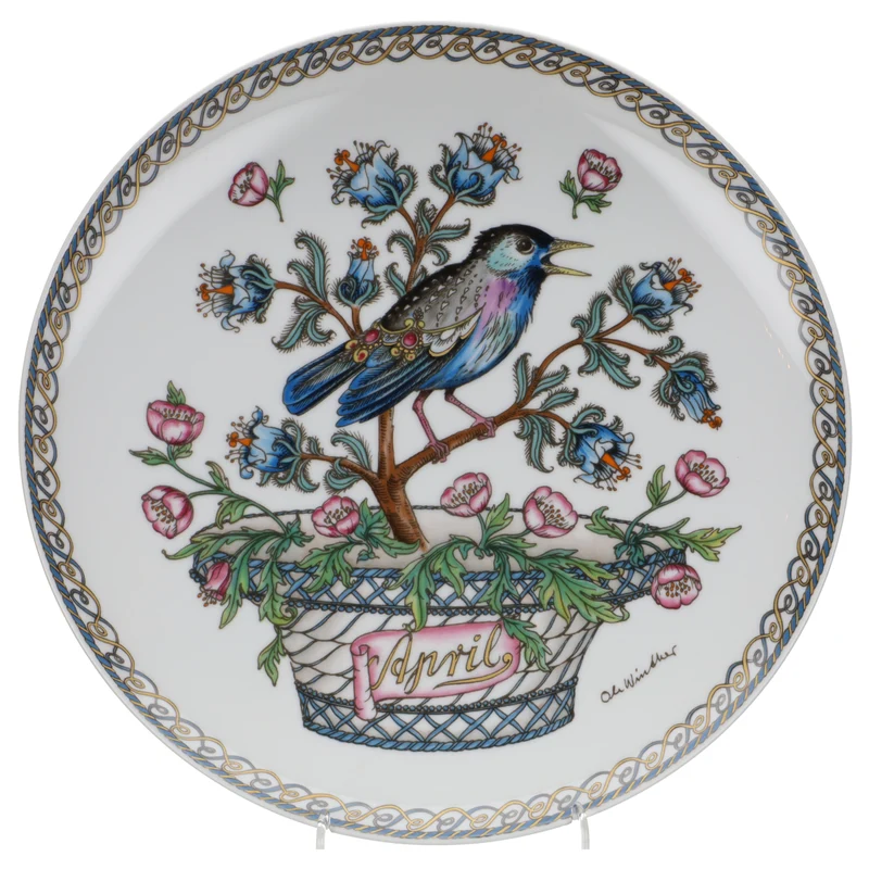 Wandteller groß April Star II. Wahl