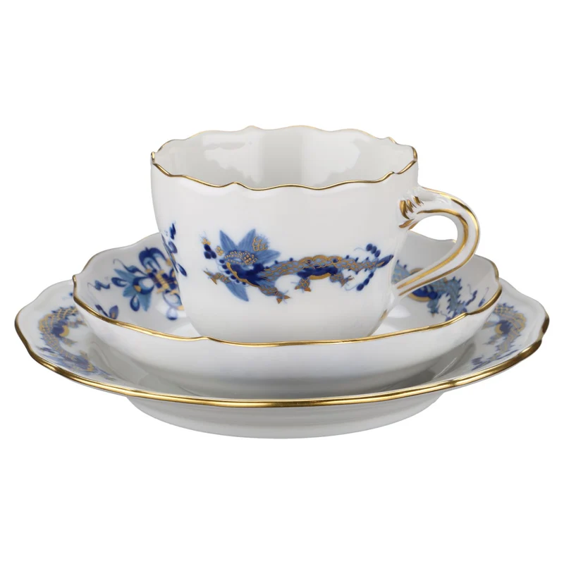 Mokkatasse Espressotasse als Gedeck 3-tlg.