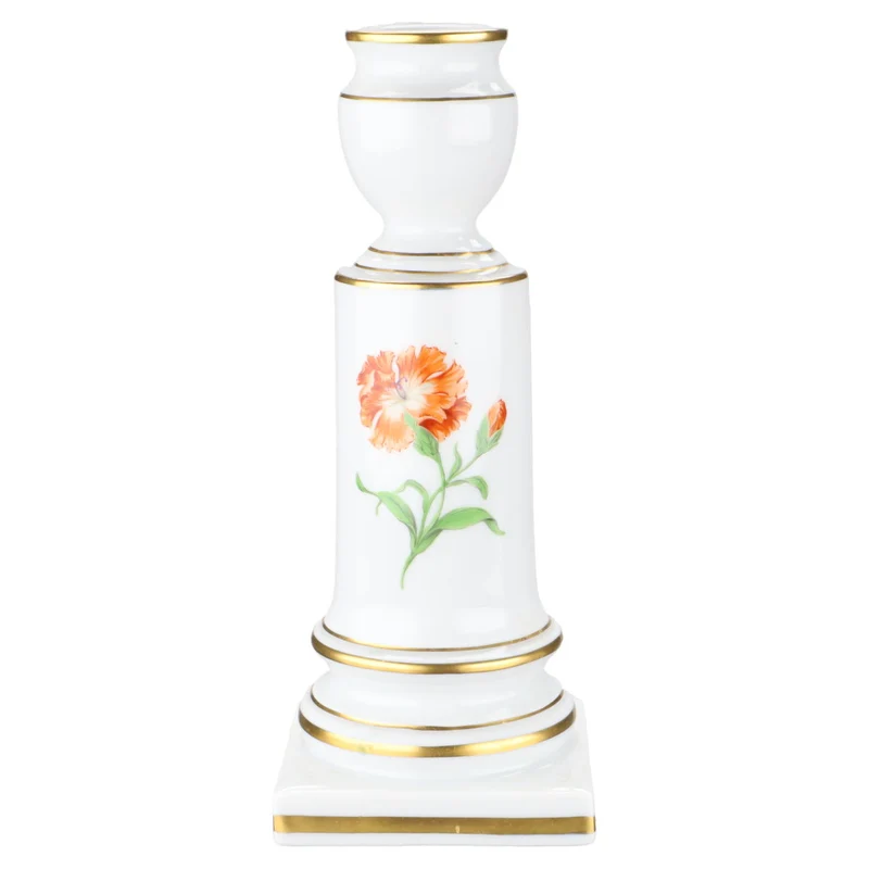 Kerzenleuchter Motiv Blüte Orange