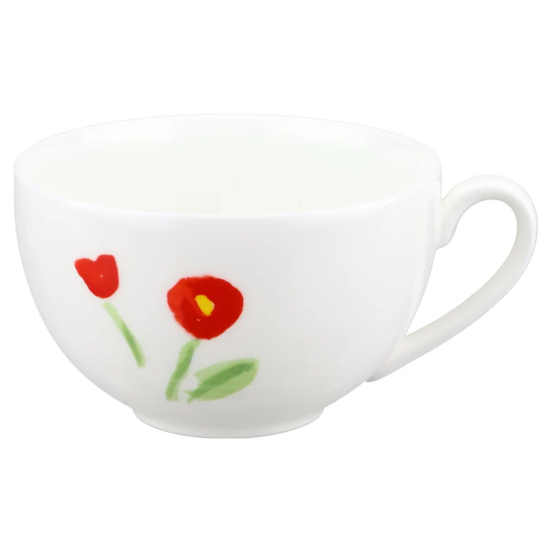 Kaffeetasse Mohn rot