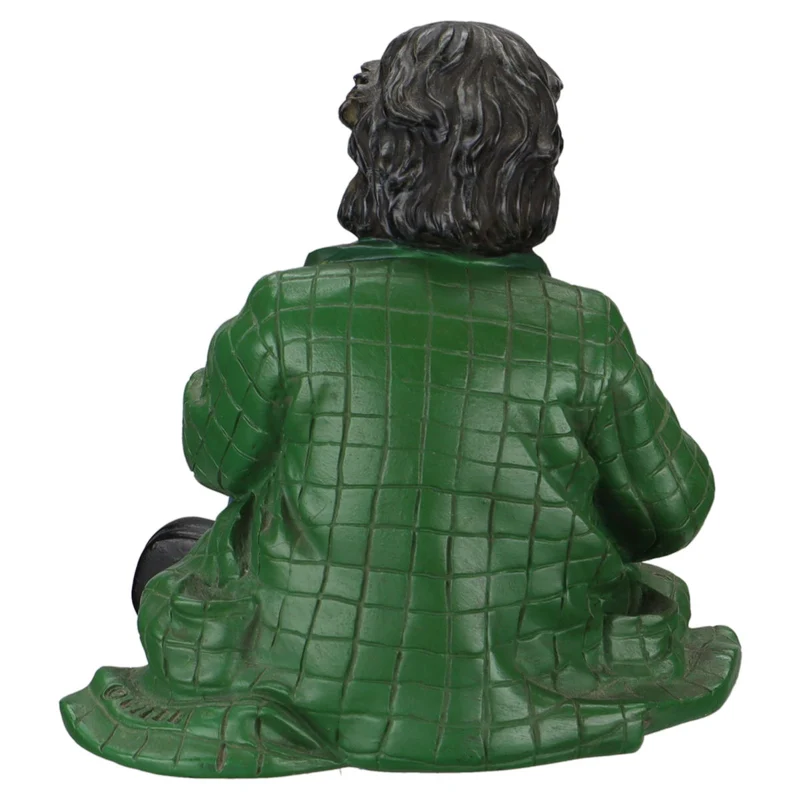 Figur Clown sitzend mit Marienkäfer