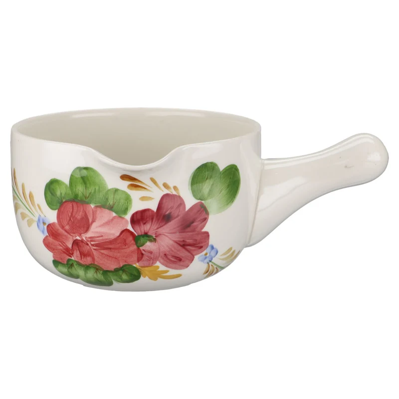 Sauciere ohne Teller mit Stiel