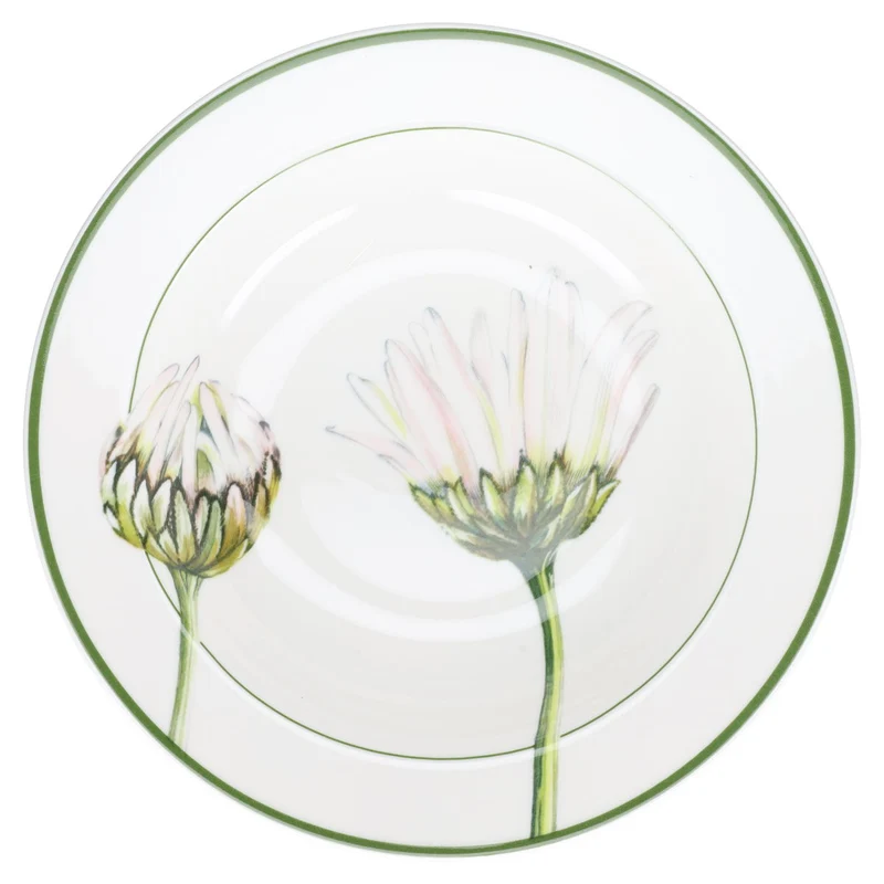 Salatteller mit Fahne Margerite