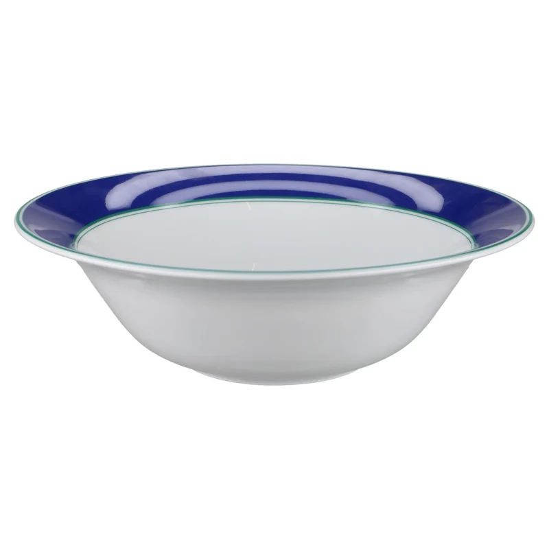 Schüssel mittelgroß Blauer Rand