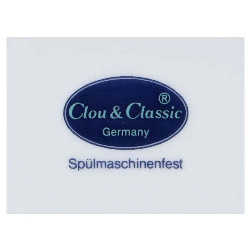 Sauciere ohne Teller Blauer Rand