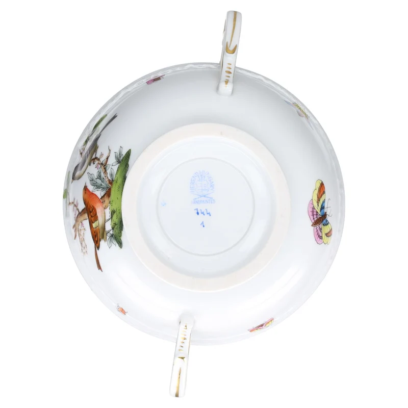 Suppentasse mit Untere und Deckel Modell 744 - Rose pink