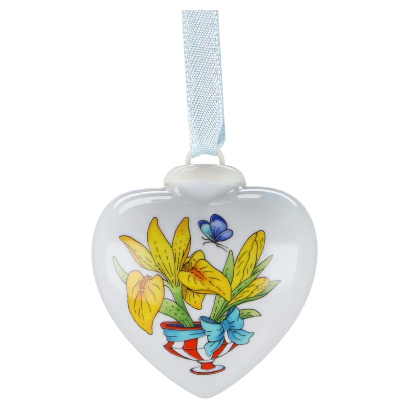 Mini-Herz Iris gelb