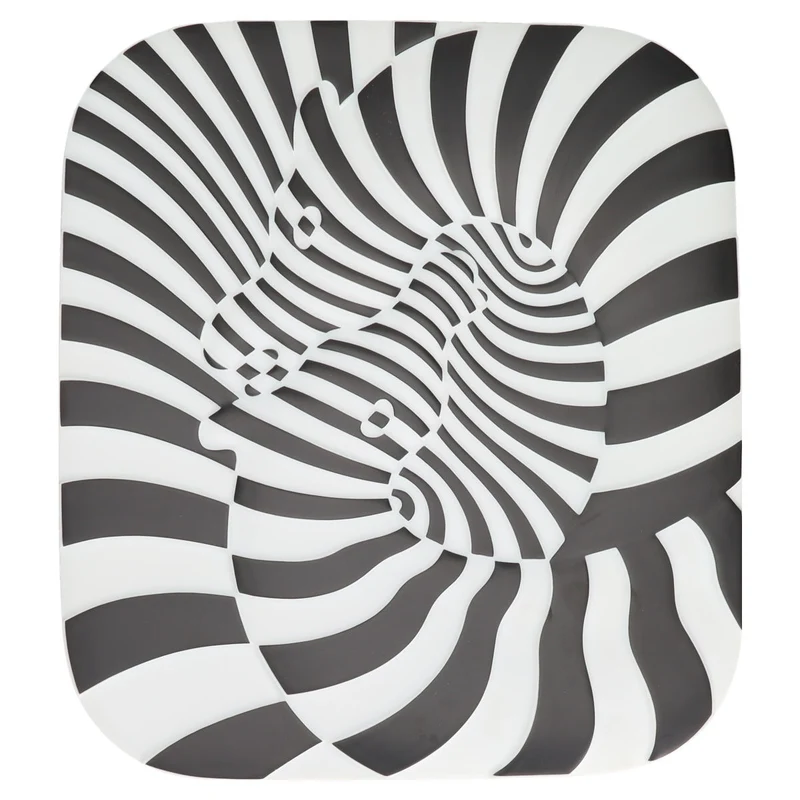 Jahresteller Edition 1977 Vasarely Auflage 1782 in OVP