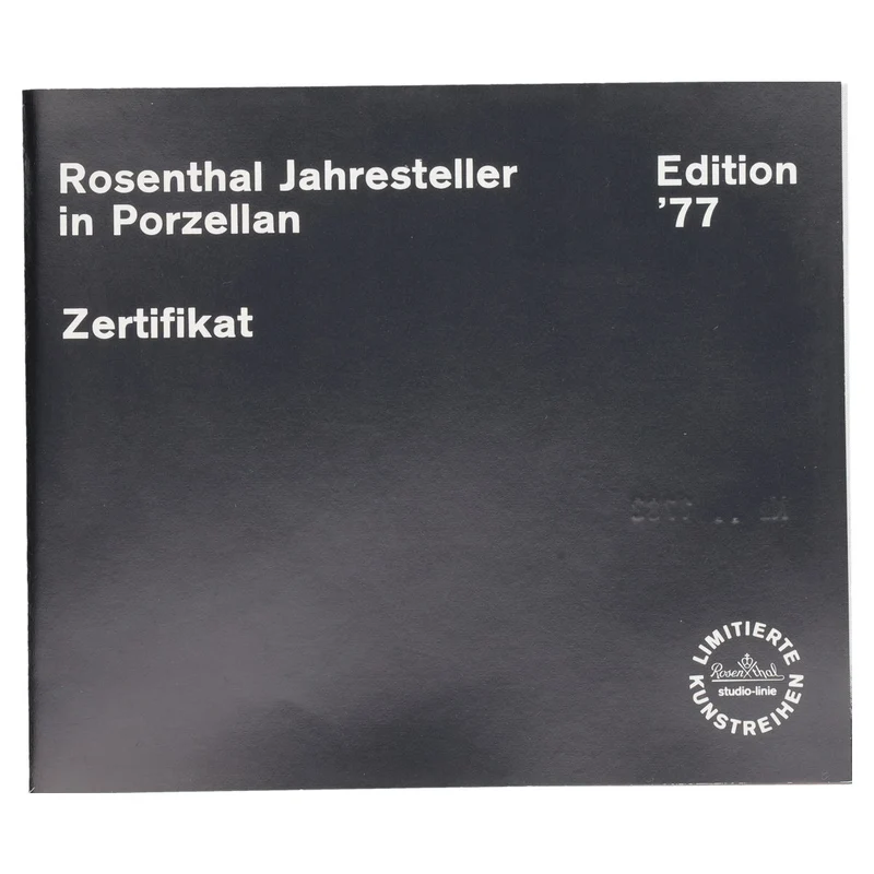 Jahresteller Edition 1977 Vasarely Auflage 1782 in OVP