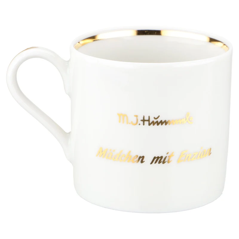 Mokkatasse Espressotasse mit Untere Mädchen mit Enzian