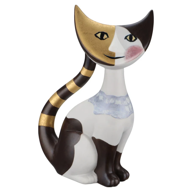Katze sitzend Serafino 2001