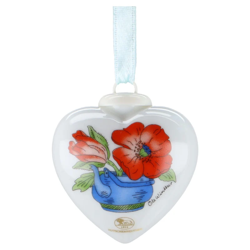 Mini-Herz Mohnblume