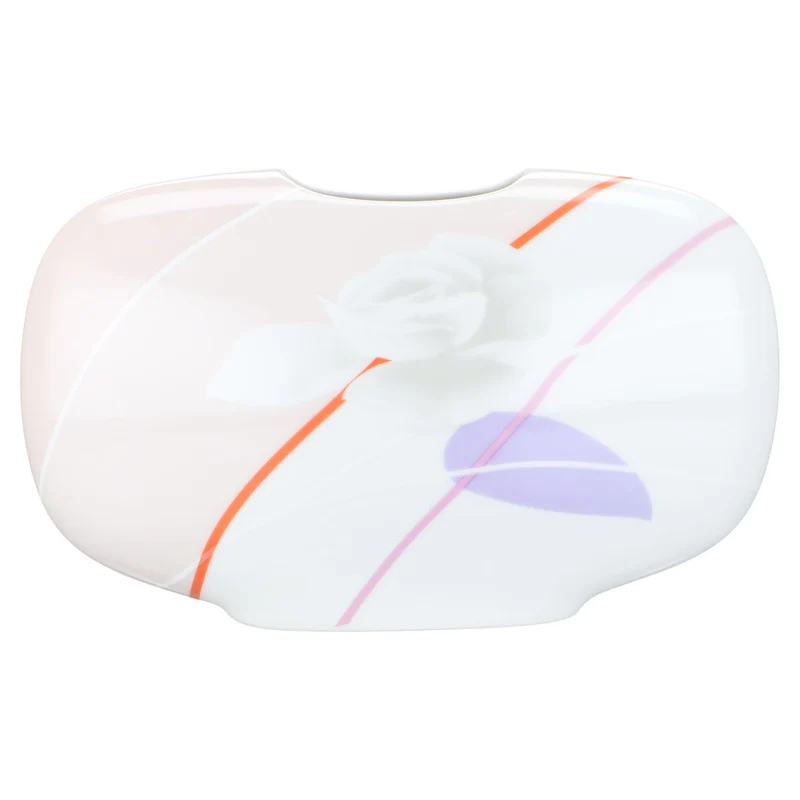 Vase oval flach