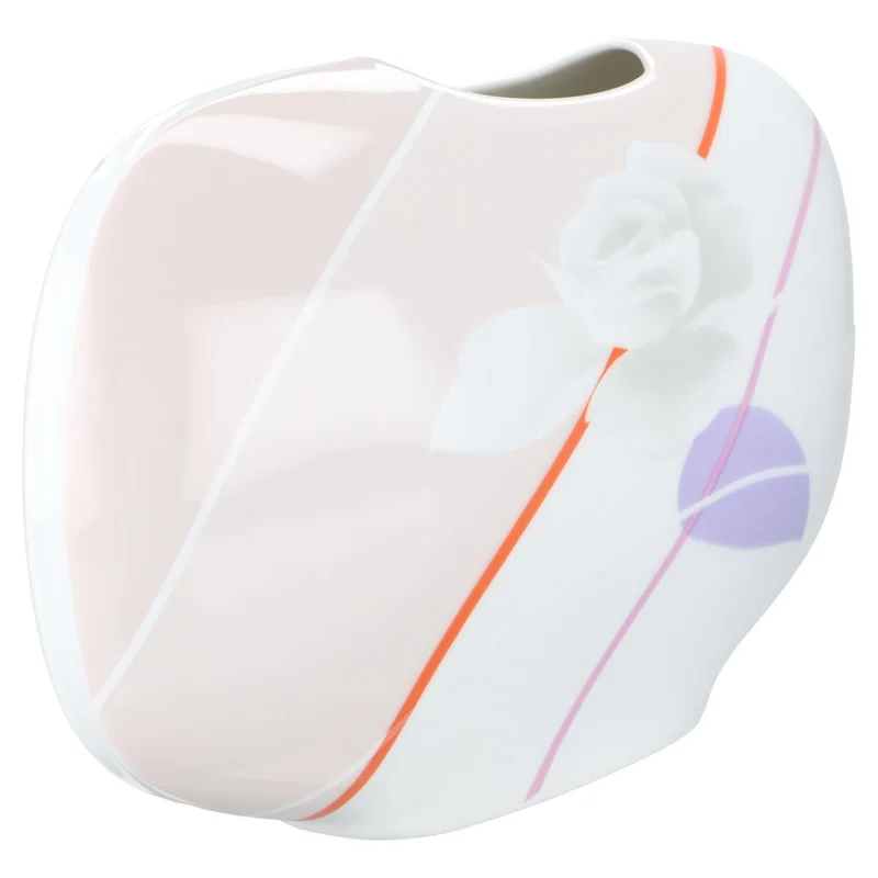 Vase oval flach