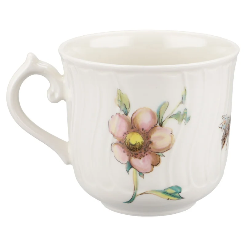 Kaffeetasse mit Untere blaue Blüte