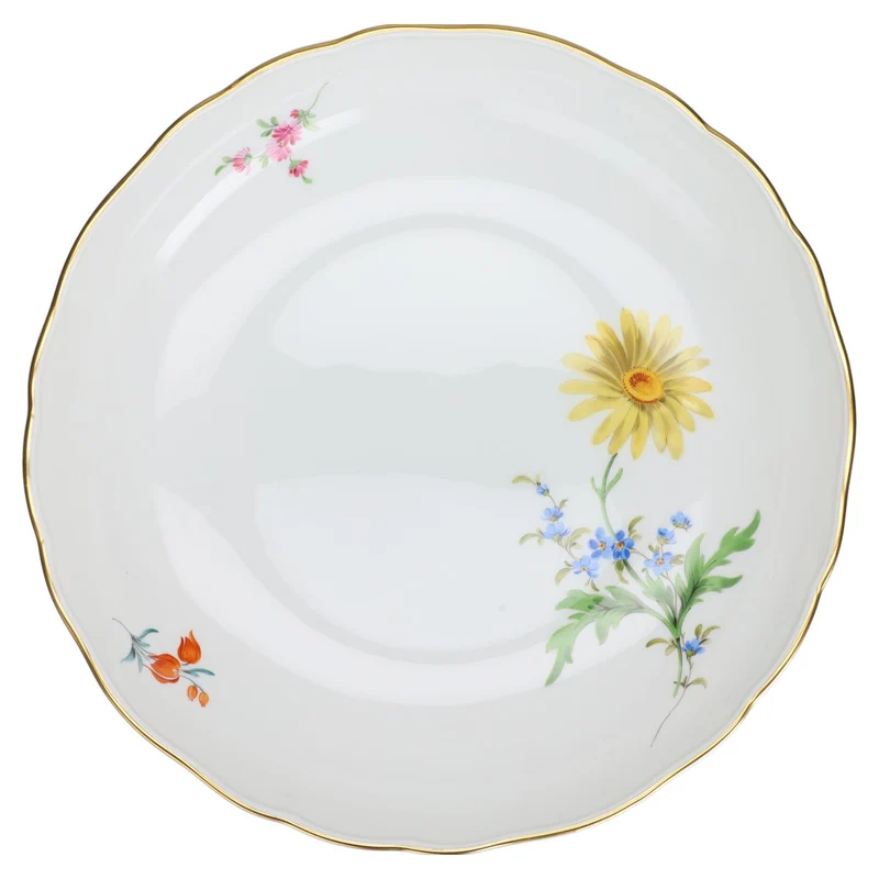 Servierschale rund gelbe Margarite