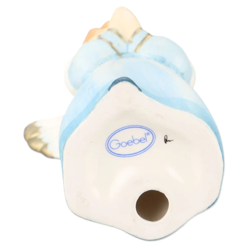 Engel betend, blaues Kleid klein H 5,8 cm