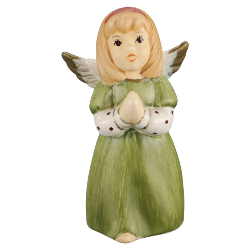 Engel betend, grünes Klein H 5,8 cm