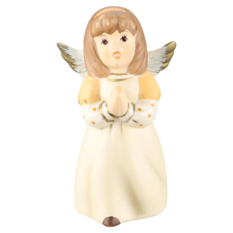 Engel betend, goldenes Kleid klein H 5,8 cm