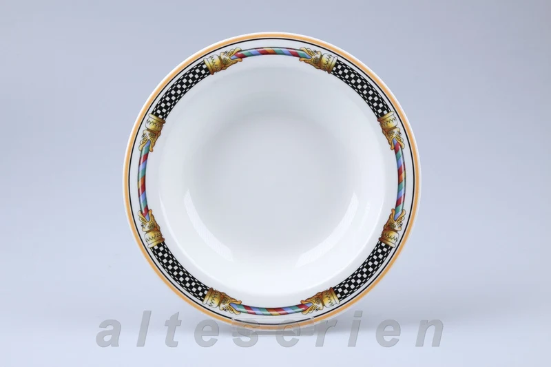 Salatteller mit Fahne