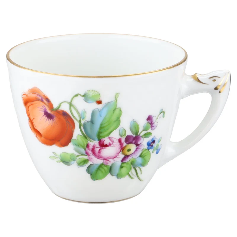 Kaffeetasse Modell 102 Blüte Orange