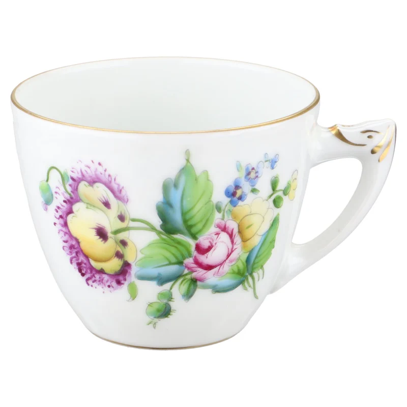 Kaffeetasse Modell 102 Lila Blüte