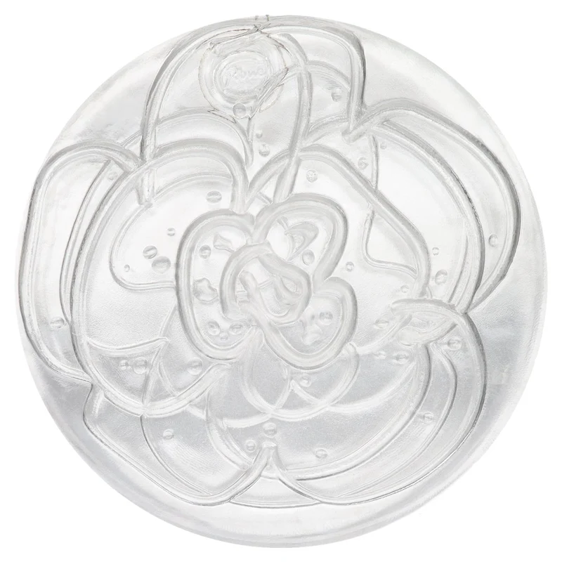 Jahresteller in Glas Otto Piene 1974 Gold glasklar mit Zertifikat OVP