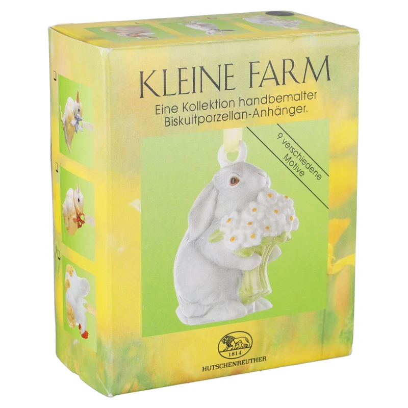 Anhänger Hase m.Blumen