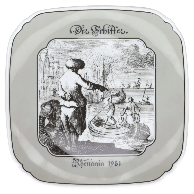 Wandteller Der Schiffer 1981