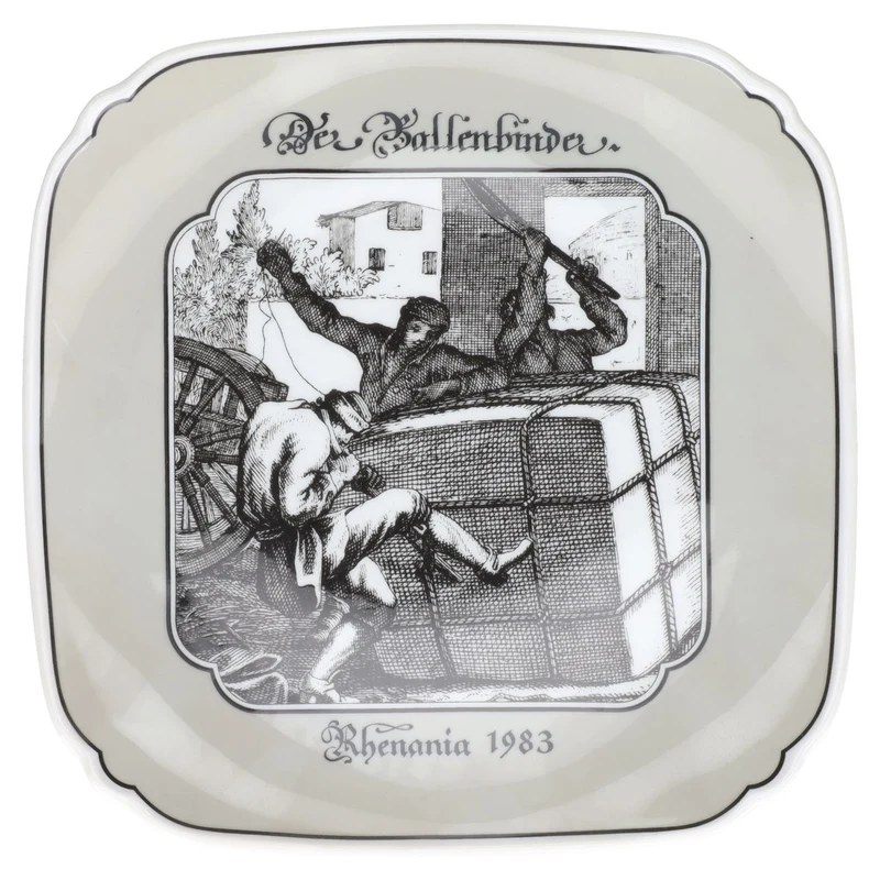 Wandteller Der Ballenbinder 1983