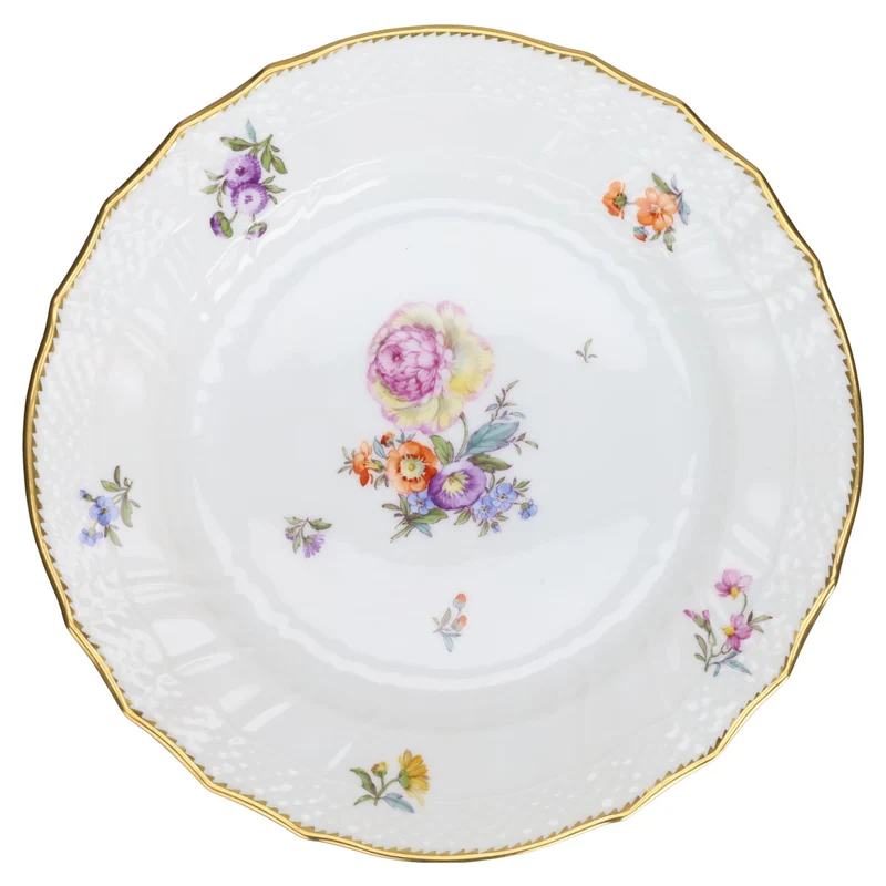 Kuchenteller 1624 Blüte Lila Gelb