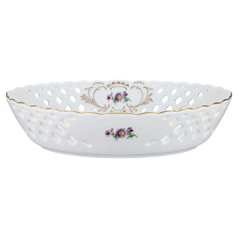 Durchbruchschale oval Streublume