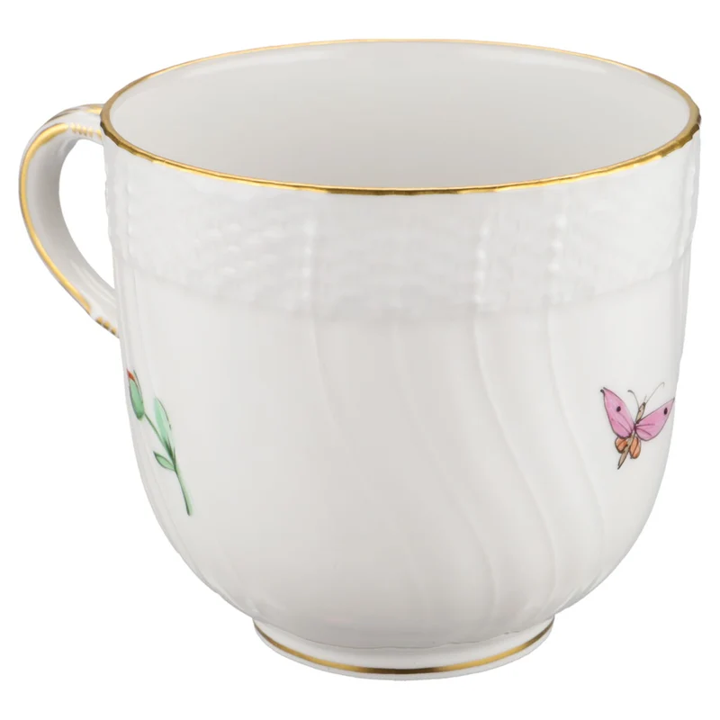 Kaffeetasse Motiv Blüte Lila
