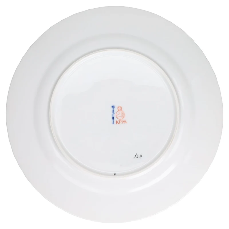 Kuchenteller klein Motiv Primel Orange