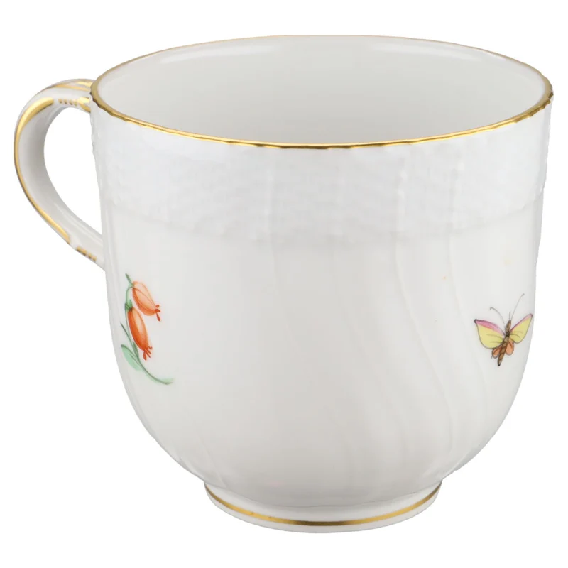 Kaffeetasse Motiv Krokus orange